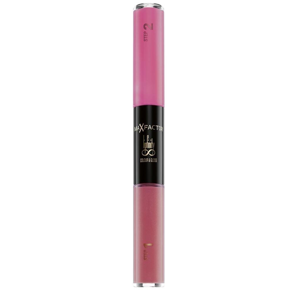 Max Factor LipFinity Color & Gloss – Lipgloss Duo In Ton 550 Ruby, 6 Ml, Langanhaltende Farbe & Glanz