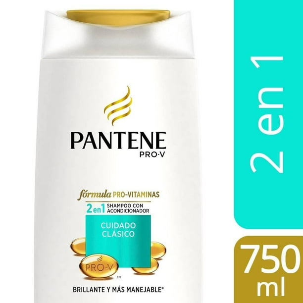 Shampoo 2 en 1 Pantene Pro V cuidado clásico 750 ml Walmart