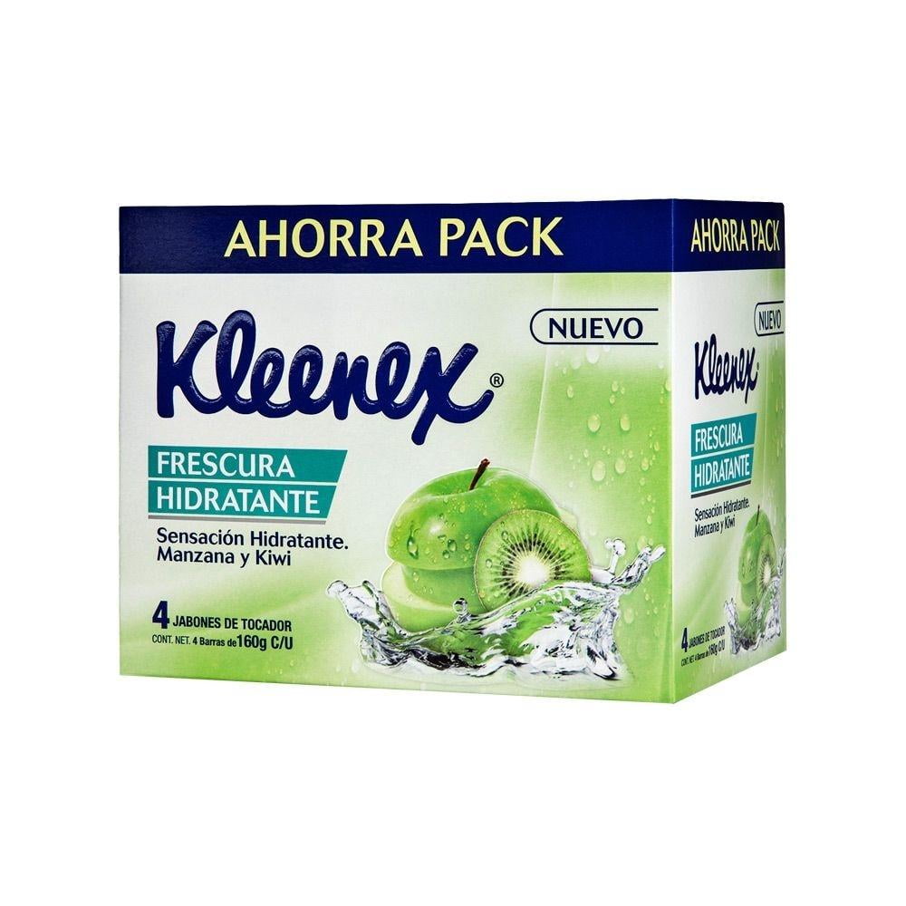 Jabón De Tocador Kleenex Frescura Hidratante 4 Barras De 160 G Cu Walmart 6488