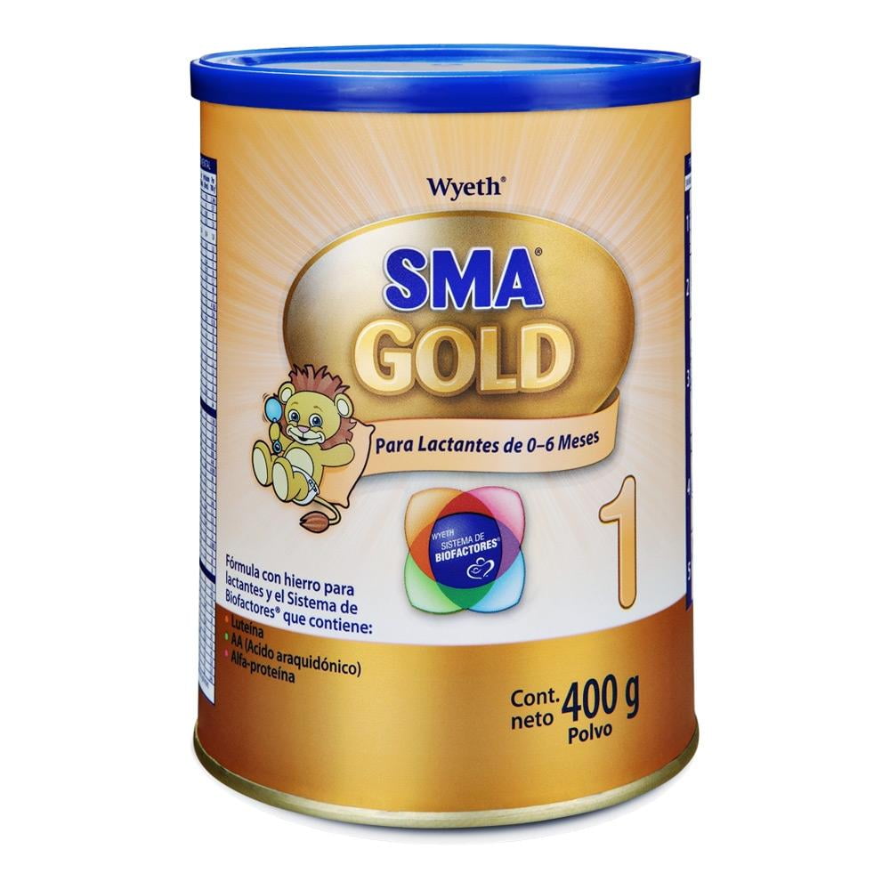 Fórmula para lactantes SMA gold etapa 1 de 0 a 6 meses 400 g | Bodega ...