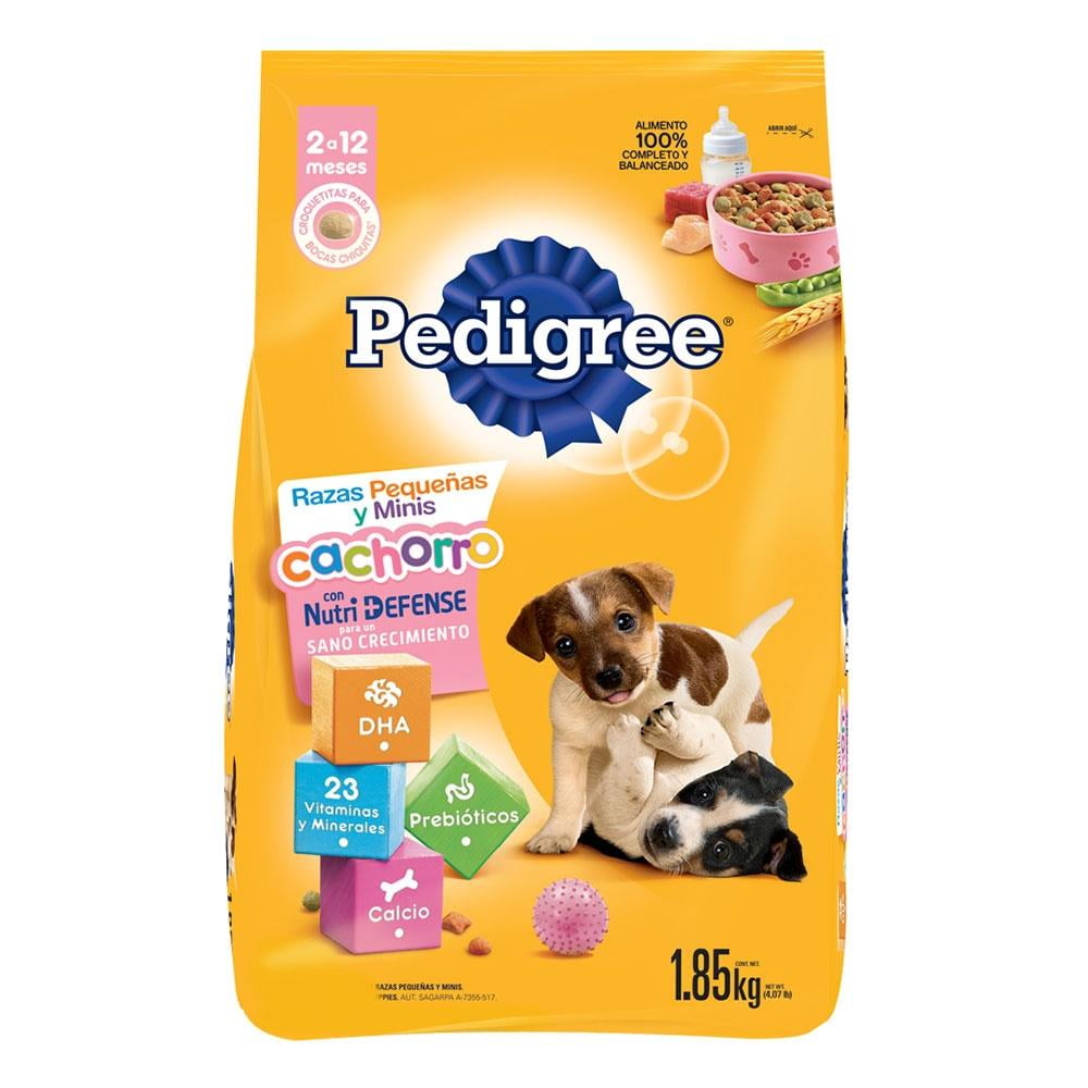 Alimento Para Perro Pedigree Nutri Defense Cachorro Razas Pequeñas Y Minis 1 85 Kg Walmart