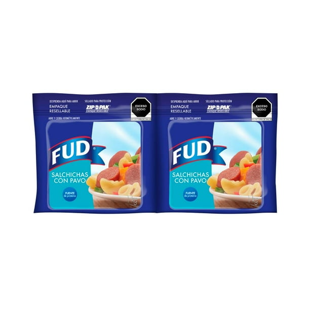 Salchichas de Pavo FUD  2 Kg