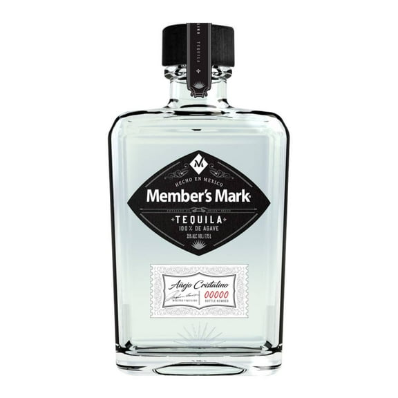 Tequila Member's Mark  Añejo Cristalino 1.75 L